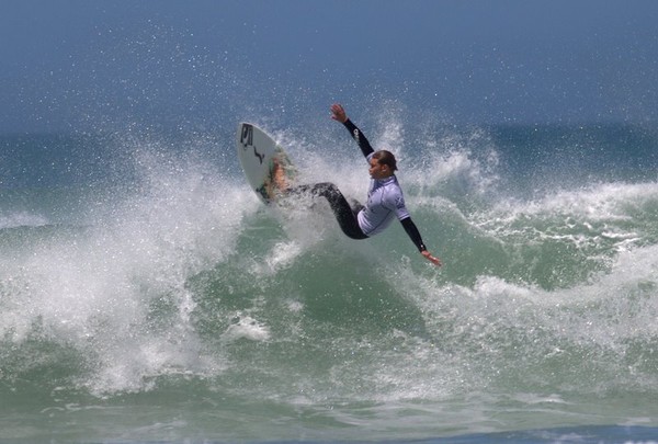 Nick White (Mount Maunganui) competing at the2009 O'Neill Sequence Surf Shop Pro where he placed fourth